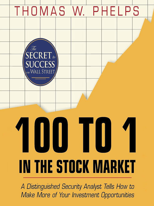 Cover image for 100 to 1 in the Stock Market